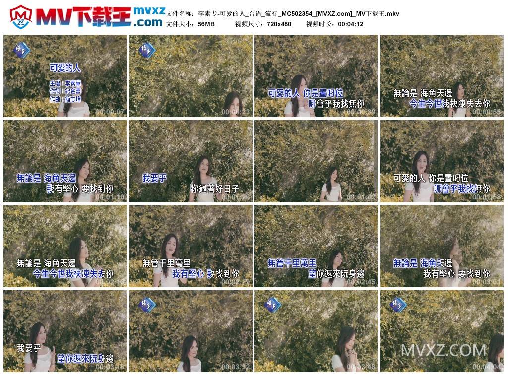 李素专-可爱的人_台语_流行_MC502354